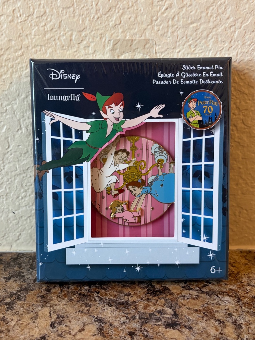 ✨LF Disney Peter Pan 70th Anniversary You Can Fly Collector Box Pin